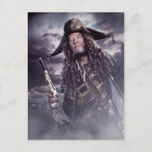 Barbossa - Command Respect Postcard