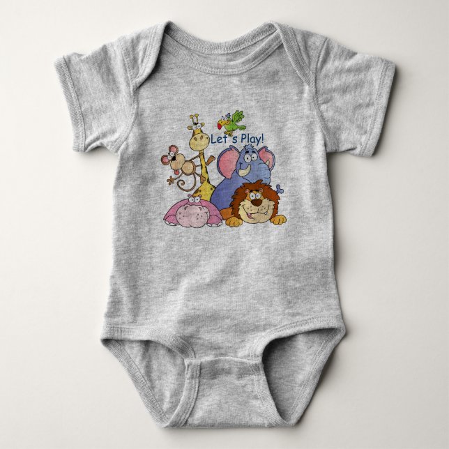 Barboteuse de bébé--Jouons ! (Devant)