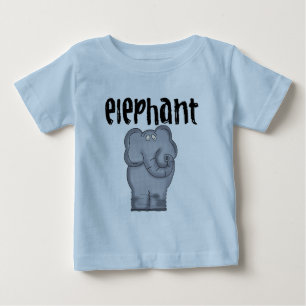 Barboteuse grise de bébé d'éléphant