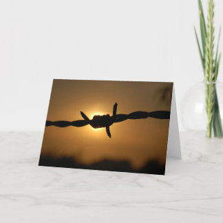 barbwire card