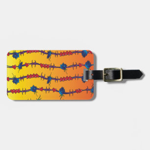 Barbwire Luggage Tag