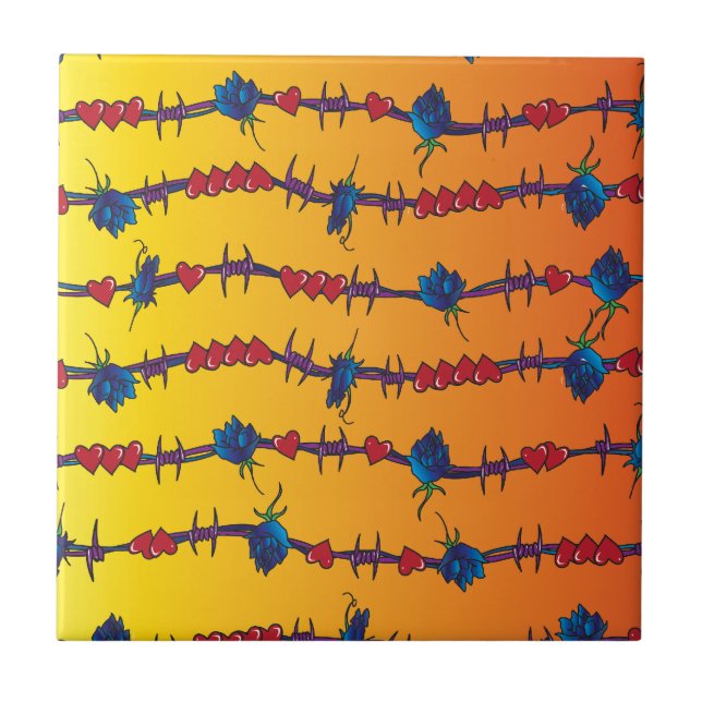 Barbwire Tile (Front)
