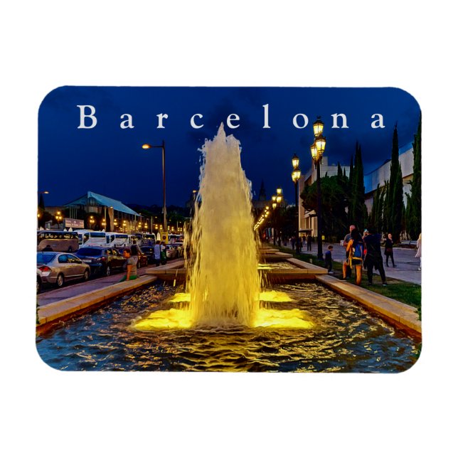 Barcelona. #100.   magnet (Horizontal)