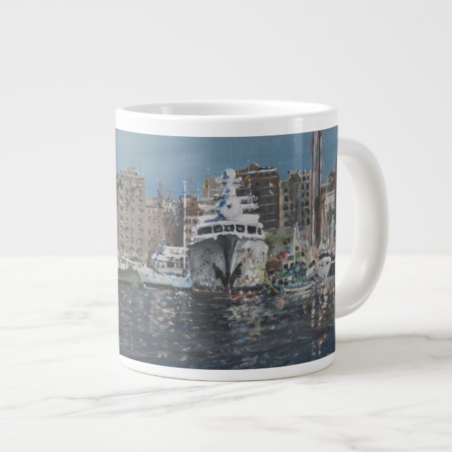 Barcelona 1998 large coffee mug (Front Right)