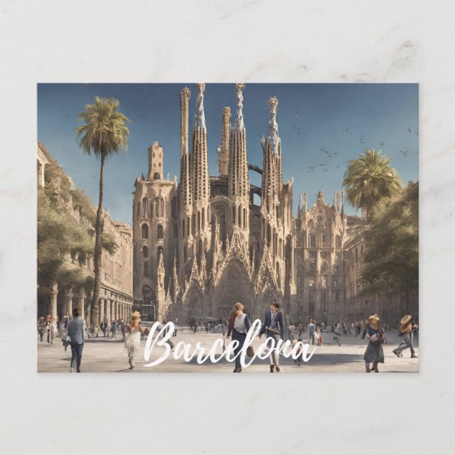 Barcelona (6) postcard (Front)