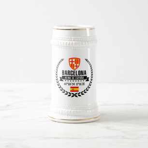 Barcelona Beer Stein