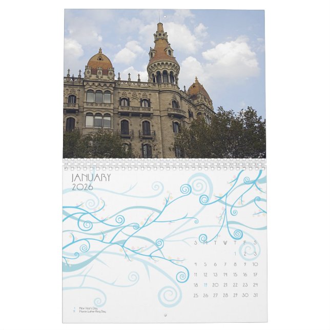 Barcelona Calendar 2010 (Jan 2026)