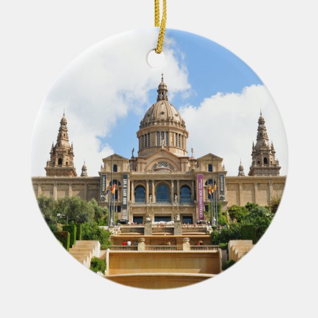 Barcelona Ceramic Ornament (Front)