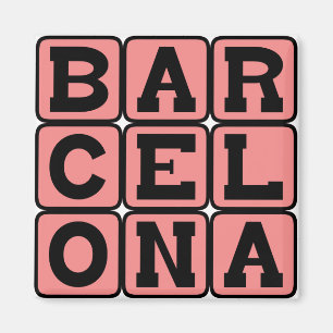 Barcelona, City in Spain Magnet