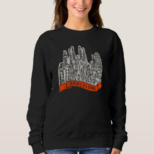 Barcelona City Spain souvenir for men women 5 Sweatshirt