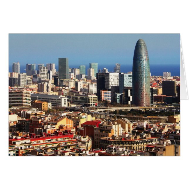Barcelona cityscape (Front Horizontal)