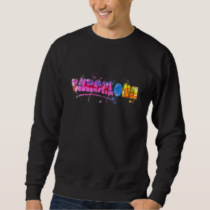 Barcelona Cityscape Souvenir Barcelona Skyline Sweatshirt