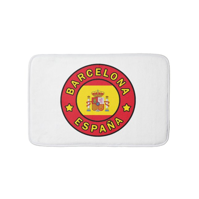Barcelona España Bath Mat (Front)