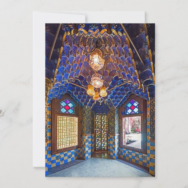 Barcelona. Gaudí. Casa Vicens. Interior. Ver. 6. Invitation (Front)