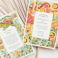 Barcelona Gaudí-Inspired Mosaic Wedding