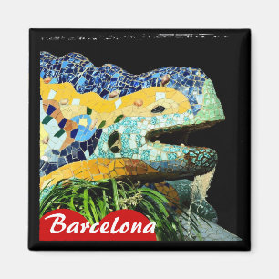 Barcelona, Gaudi Lizard (Magnet) Magnet