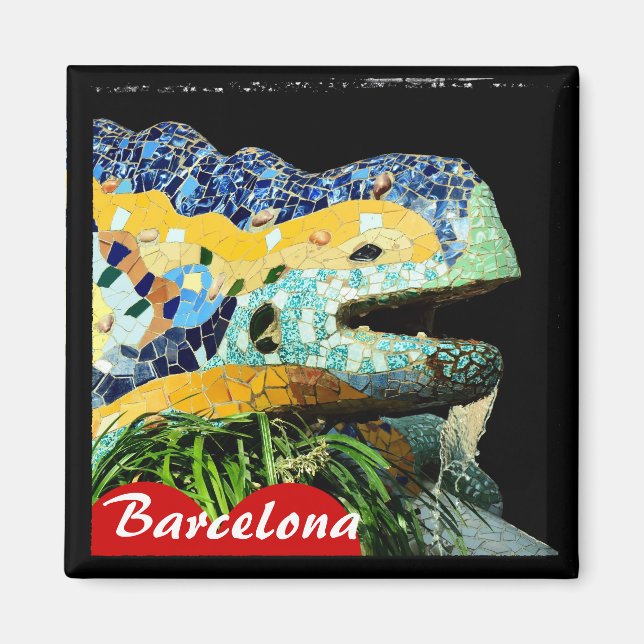 Barcelona, Gaudi Lizard (Magnet) Magnet (Front)