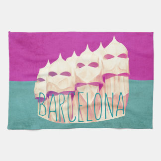 Barcelona Gaudi Paradise Kitchen Towel
