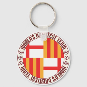 Barcelona Greatest Team Keychain