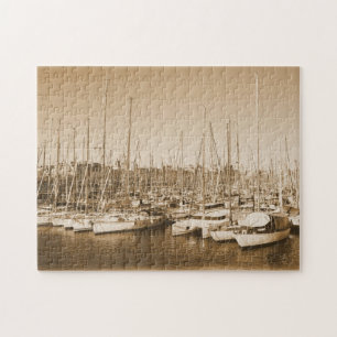 Barcelona Harbour - Spain - Puzzle