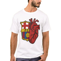Barcelona Heart Fan T-Shirt