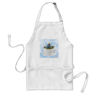 Barcelona in a Teacup – Sagrada Familia Skyline Standard Apron