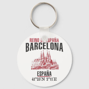 Barcelona Keychain
