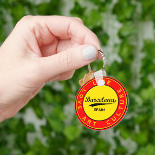 Barcelona Keychain