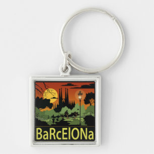 Barcelona Keychain