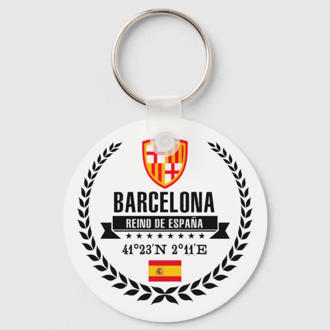 Barcelona Keychain (Front)