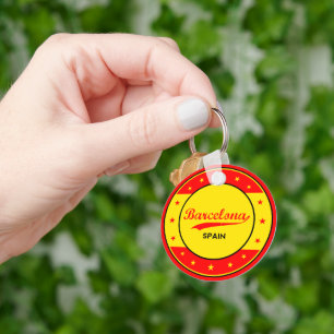 Barcelona Keychain