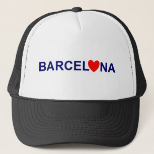 Barcelona love trucker hat