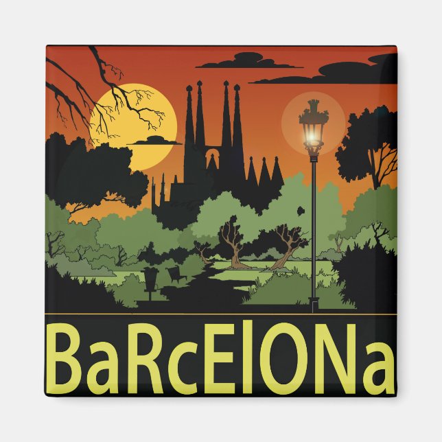 Barcelona. magnet (Front)