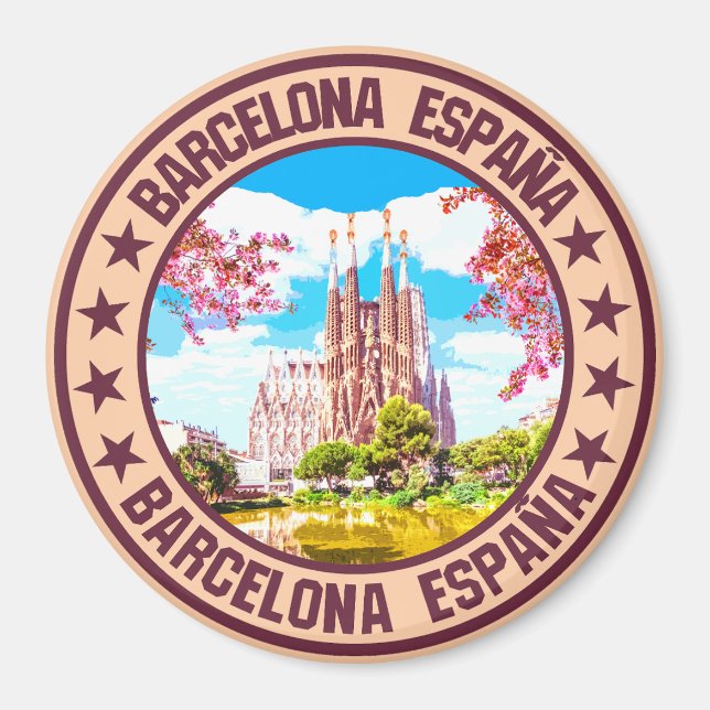Barcelona                                          magnet (Front)
