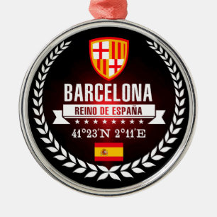 Barcelona Metal Ornament