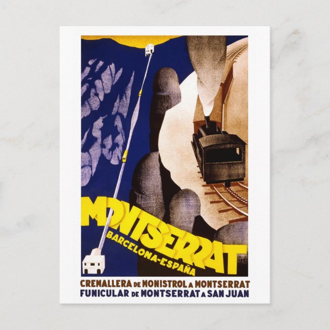 Barcelona Montserrat Spain Postcard (Front)