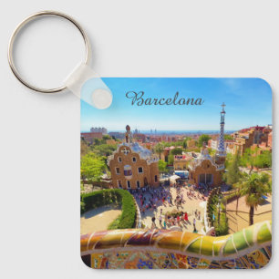 Barcelona, Park Guell Keychain
