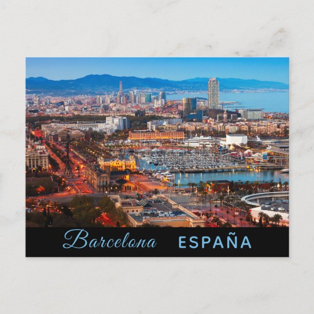 Barcelona postcard (Front)