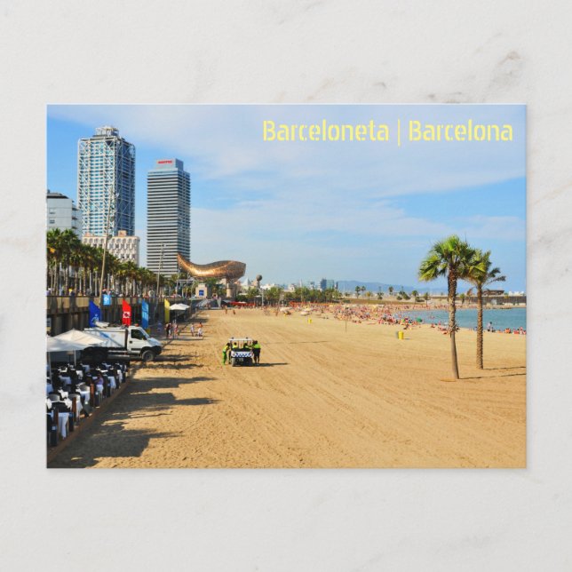Barcelona Postcard (Front)