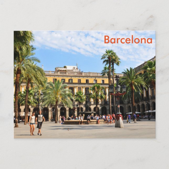 Barcelona Postcard (Front)