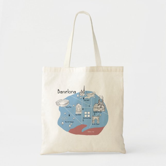 Barcelona Poster - original Tote Bag (Front)