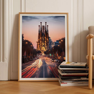 Barcelona Print Spain Wall Art Barcelona Poster 