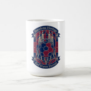 Barcelona Red Horizon, Camp Nou Legacy Gift Coffee Mug