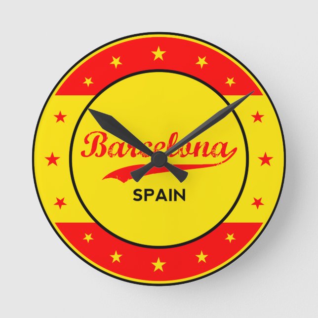 Barcelona Round Clock (Front)