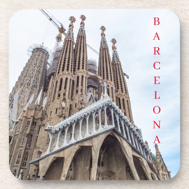 Barcelona Sagrada Familia view coasters (Front)