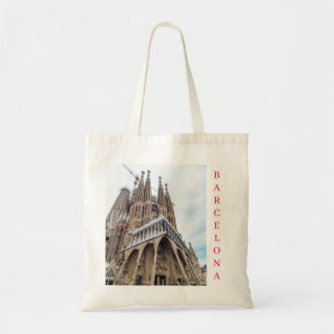 Barcelona Sagrada Familia view tote bag