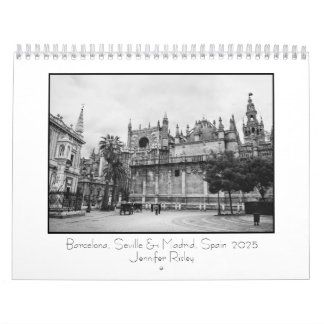 Barcelona, Seville & Madrid, Spain - 2025 Calendar