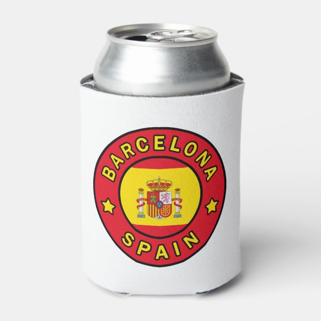 Barcelona Spain Can Cooler (Can Front)