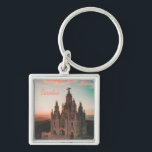 Barcelona Spain Church Keychain<br><div class="desc">Barcelona Spain Church Beautiful</div>