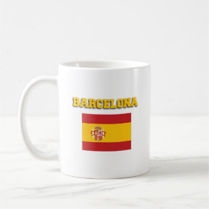 Barcelona Spain Flag Coffee Mug